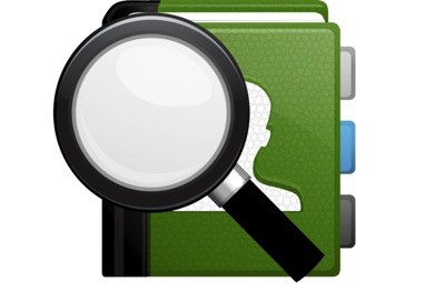 Looking glass searching address book